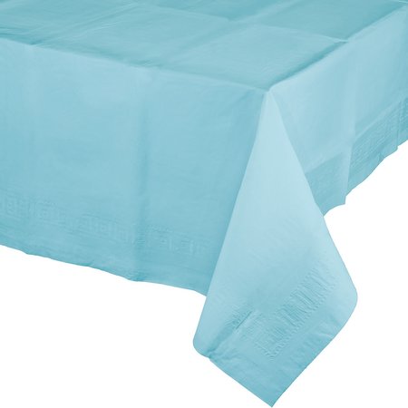 TOUCH OF COLOR Pastel Blue Paper Tablecloth, 108"x54", 6PK 710229